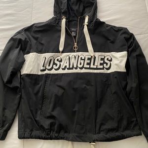 Forever 21 | Los Angeles Half Zip Up Hoodie